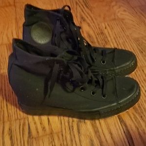 Chuck Taylor's sneaker wedges